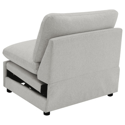 Collins Modular Power Armless Recliner Grey