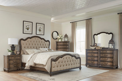 Homelegance Chest Heath Court Brown Oak Finish Elegant Storage Solution 1682-9