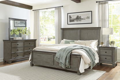 Homelegance Chest Weaver Antique Gray Finish with Coffee Top 1626GY-9