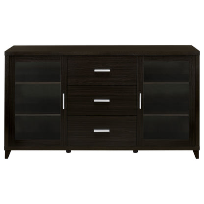 Lewes 4-piece 60" TV Entertainment Center Cappuccino