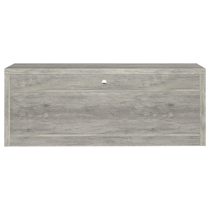 Burke 3-piece 59" TV Entertainment Center Grey Driftwood