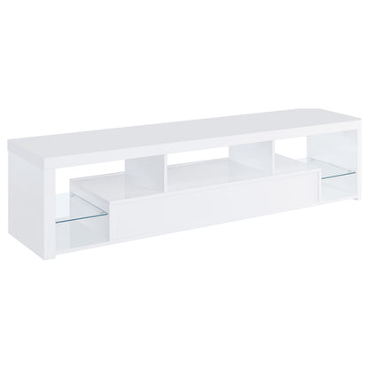 Jude 3-piece 71" TV Entertainment Center White High Gloss