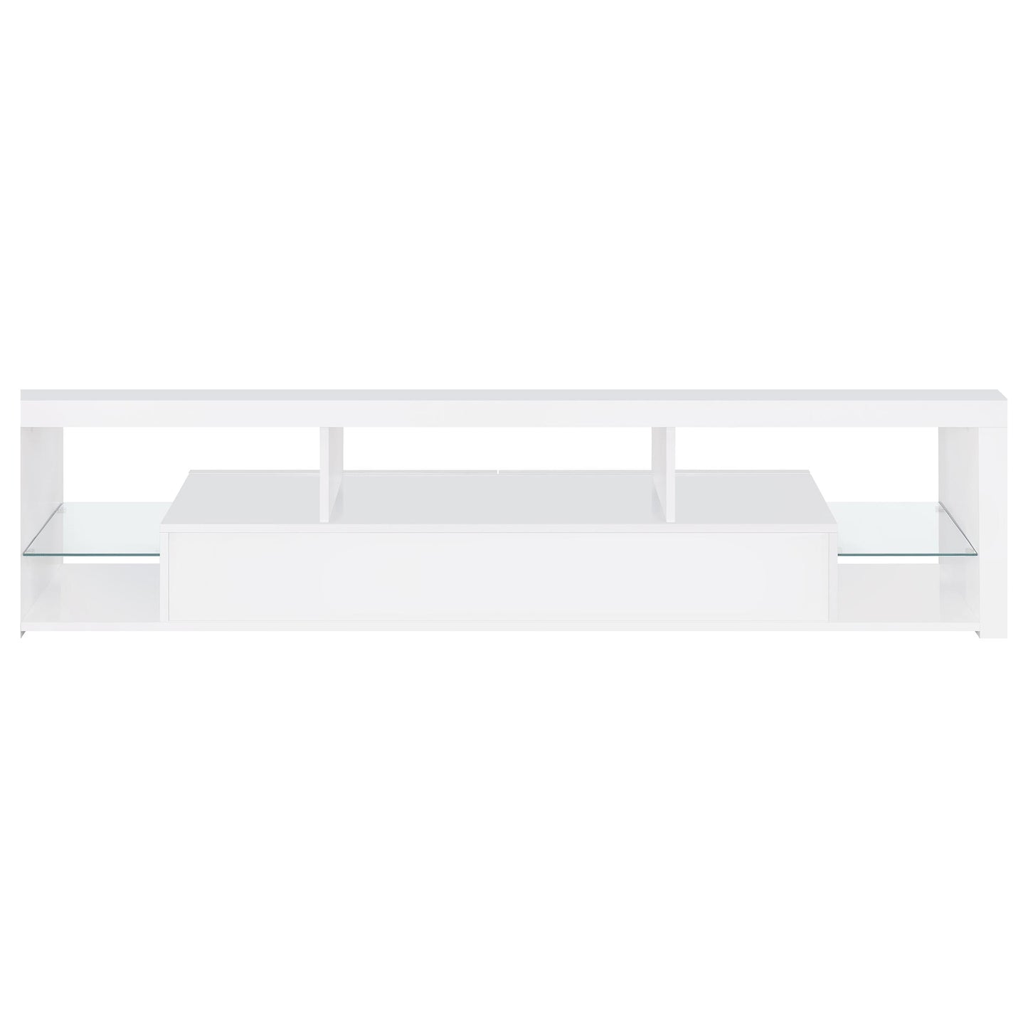 Jude 3-piece 71" TV Entertainment Center White High Gloss