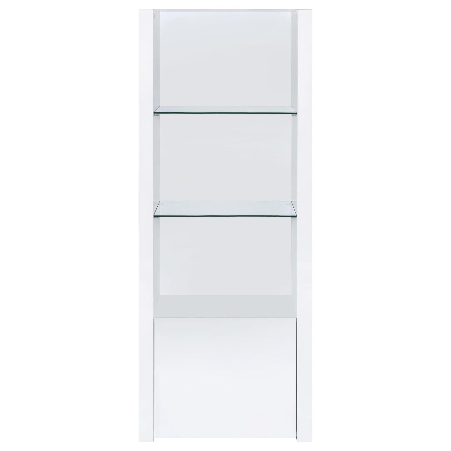 Jude 3-piece 71" TV Entertainment Center White High Gloss