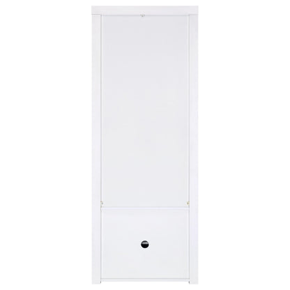 Jude 3-shelf Engineered Wood Media Tower High Gloss White