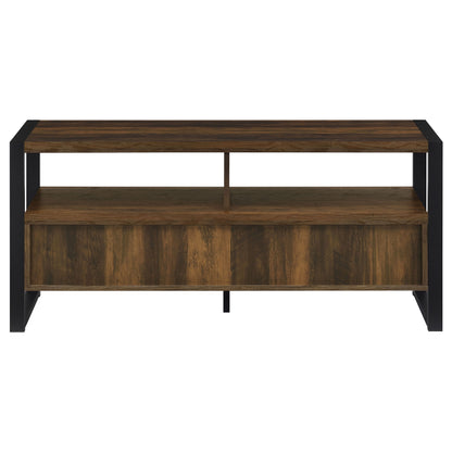 James 2-drawer Engineered Wood 48" TV Stand Dark Pine