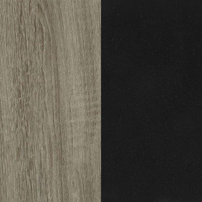 Birdie Square Engineered Wood End Table Sonoma Grey