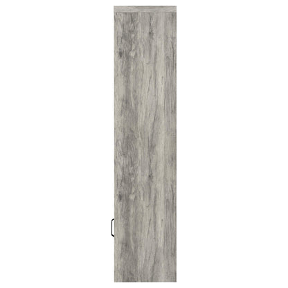 Burke 3-shelf Engineered Wood Media Tower Grey Driftwood