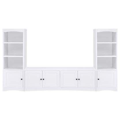 Laughlin 3-piece Entertainment Center TV Stand White