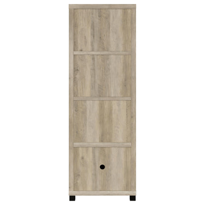 Sachin 3-piece 79" TV Entertainment Center Antique Pine