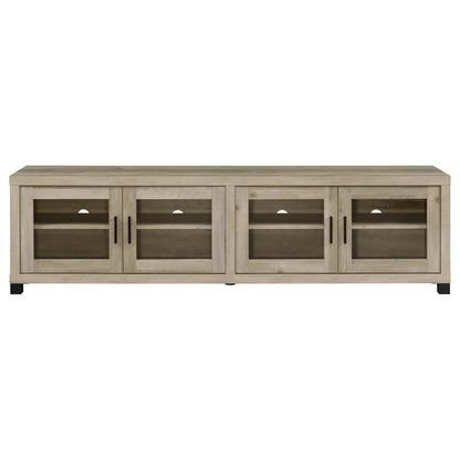 Sachin 3-piece 79" TV Entertainment Center Antique Pine
