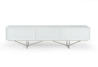 Modrest Chrysler Modern White TV Stand