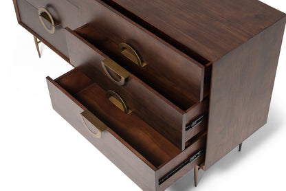 Modrest Selena Modern Acacia and Brass Dresser