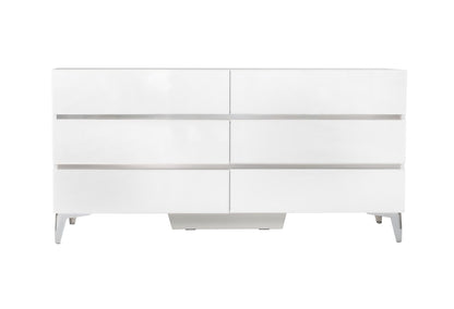 Nova Domus Angela Italian Modern White Dresser