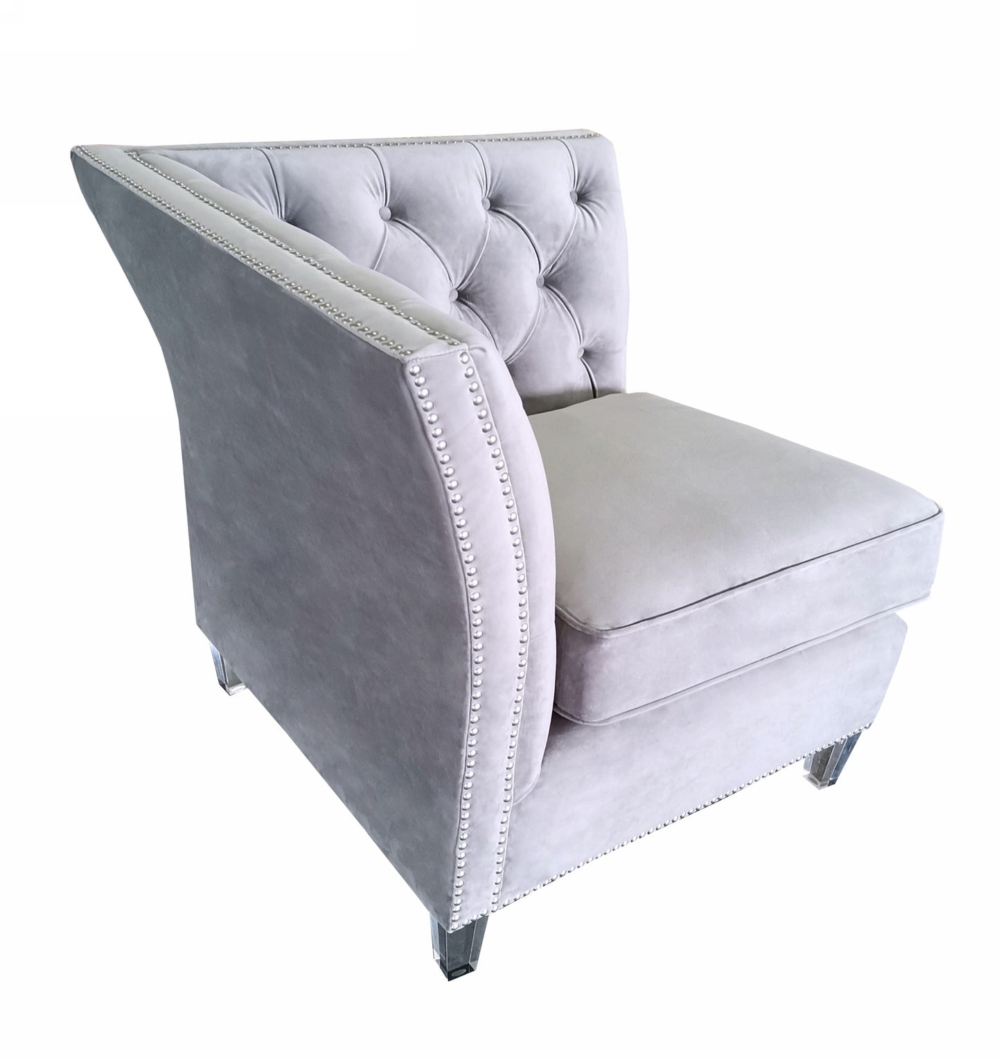 Divani Casa Ladue Transitional Corner Seater