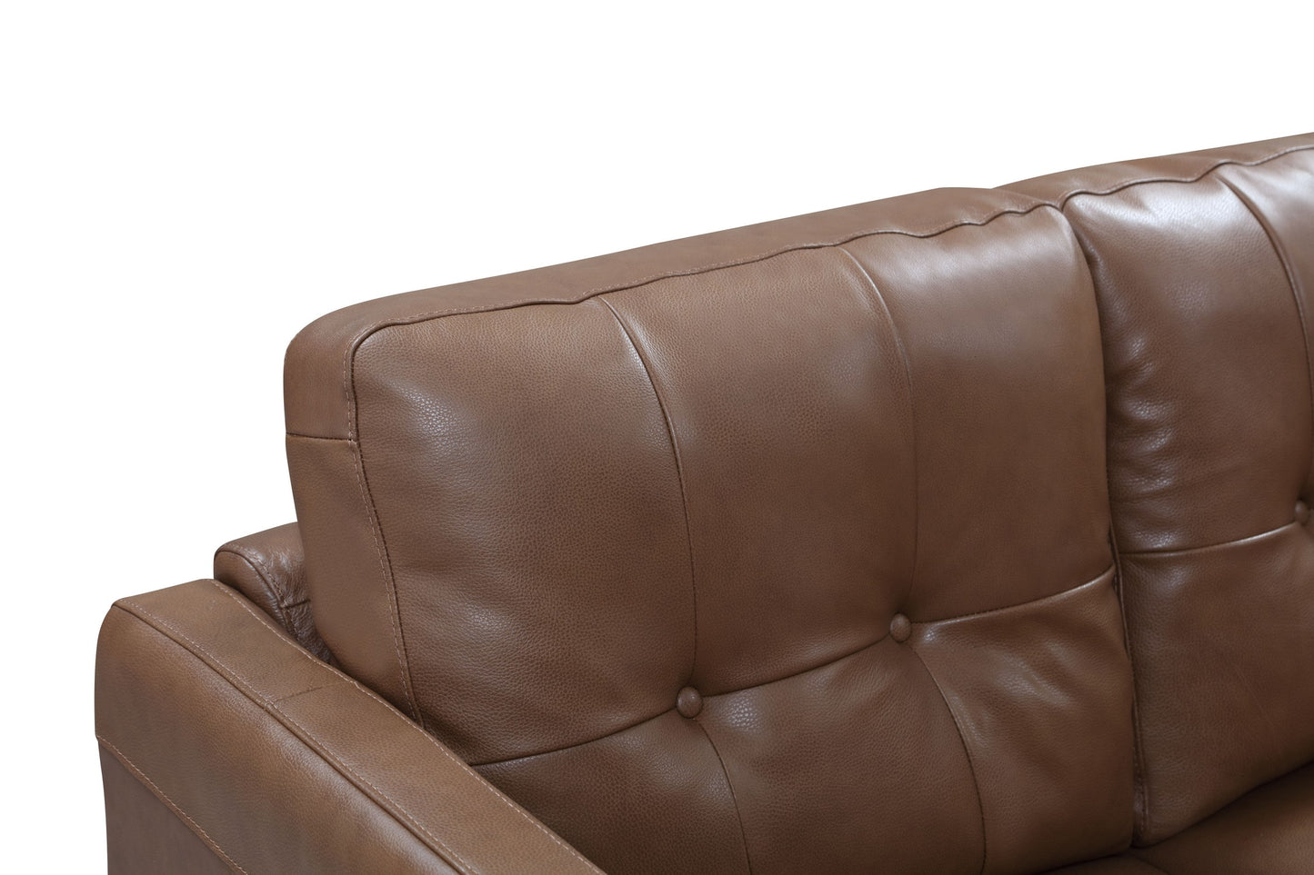 Divani Casa Lyman Modern Brown Sofa
