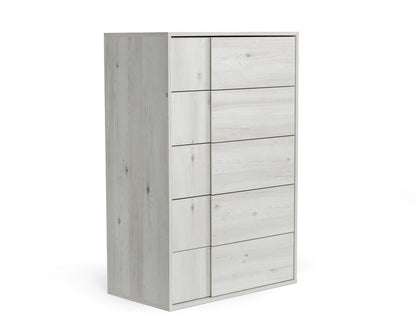 Nova Domus Asus Italian Modern White Washed Oak Chest