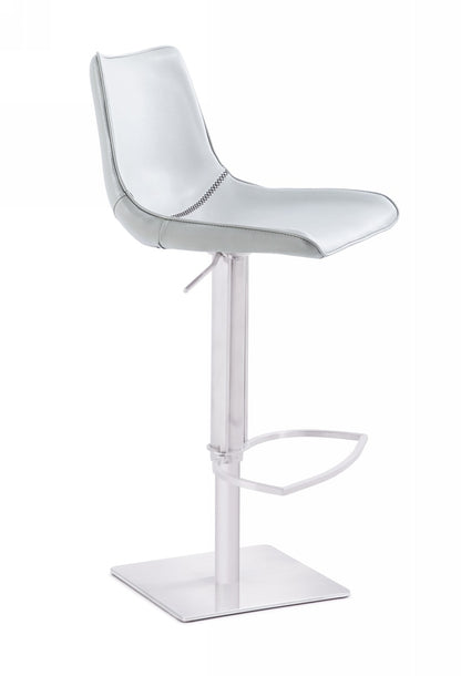 Modrest Manning Modern White Bar Stool