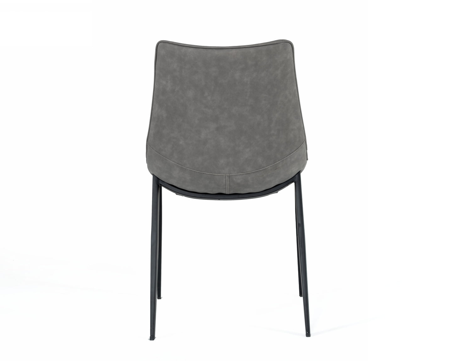 Modrest Frasier Modern Grey Eco-Leather Dining Chair (Set of 2 )