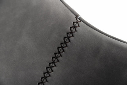 Modrest Frasier Modern Grey Eco-Leather Dining Chair (Set of 2 )