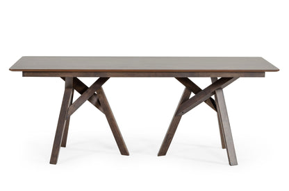Modrest Grover Modern Dark Wenge Dining Table