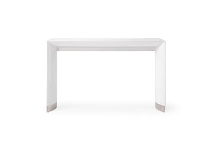 Modrest Corbett Contemporary White Bar Table