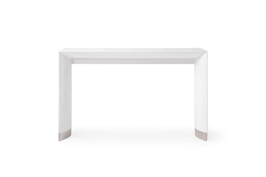 Modrest Corbett Contemporary White Bar Table