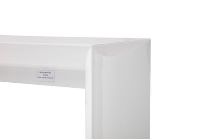Modrest Corbett Contemporary White Bar Table