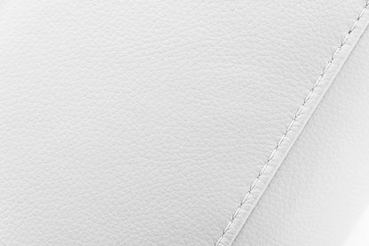 Lamod Italia Villeneuve Modern White Italian Leather Sectional Sofa