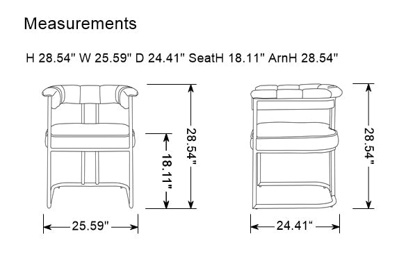 Modrest Bavaria Modern Dining Chair