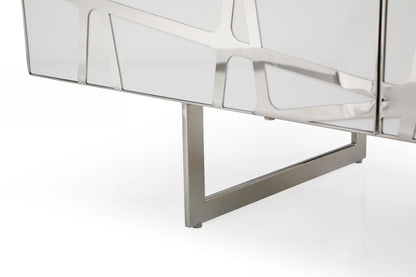 Modrest Kilson Modern White TV Stand