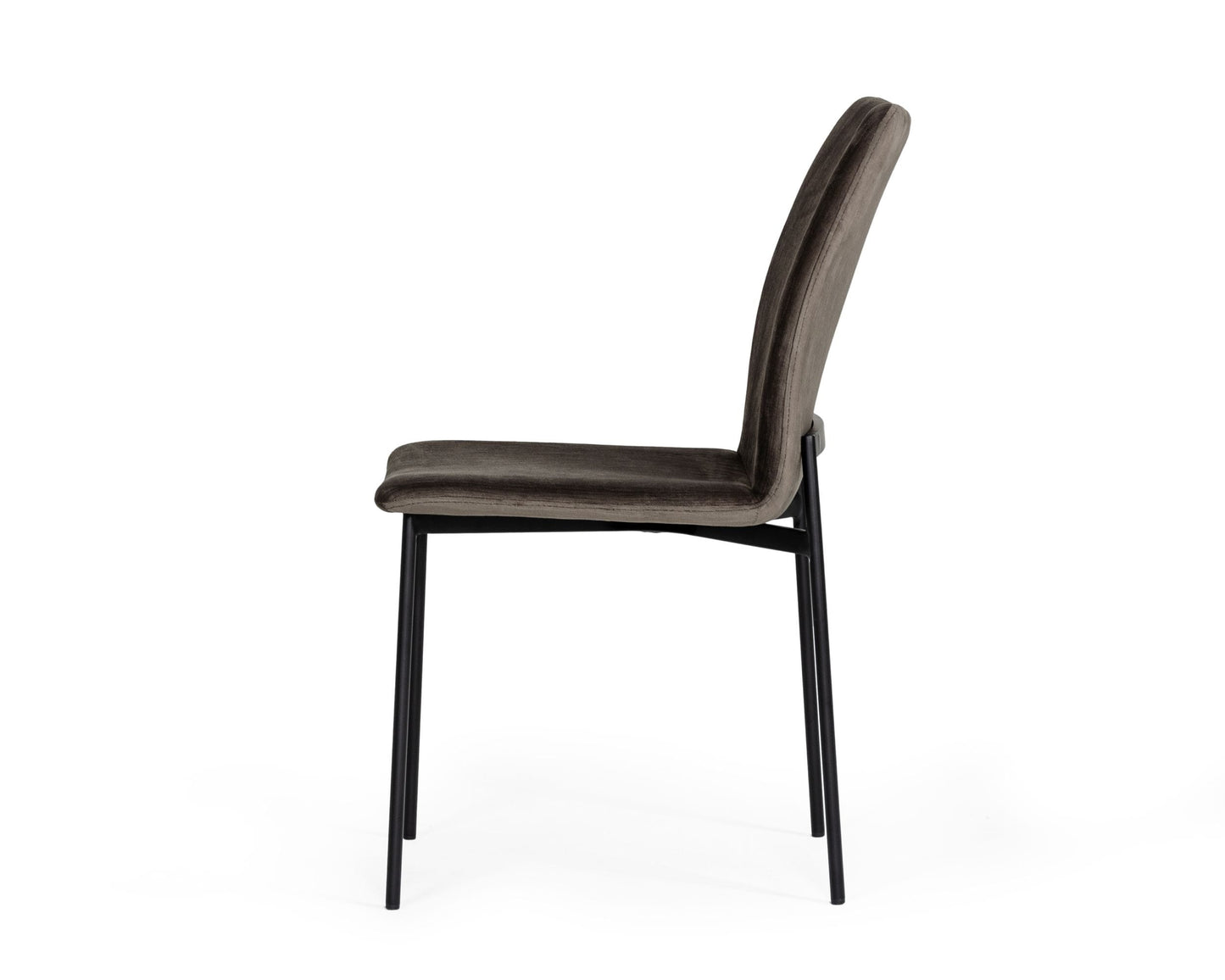 Modrest Maggie Modern Black and Brown Dining Chair
