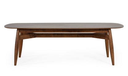 Modrest Ackley Modern Walnut Rectangular Dining Table