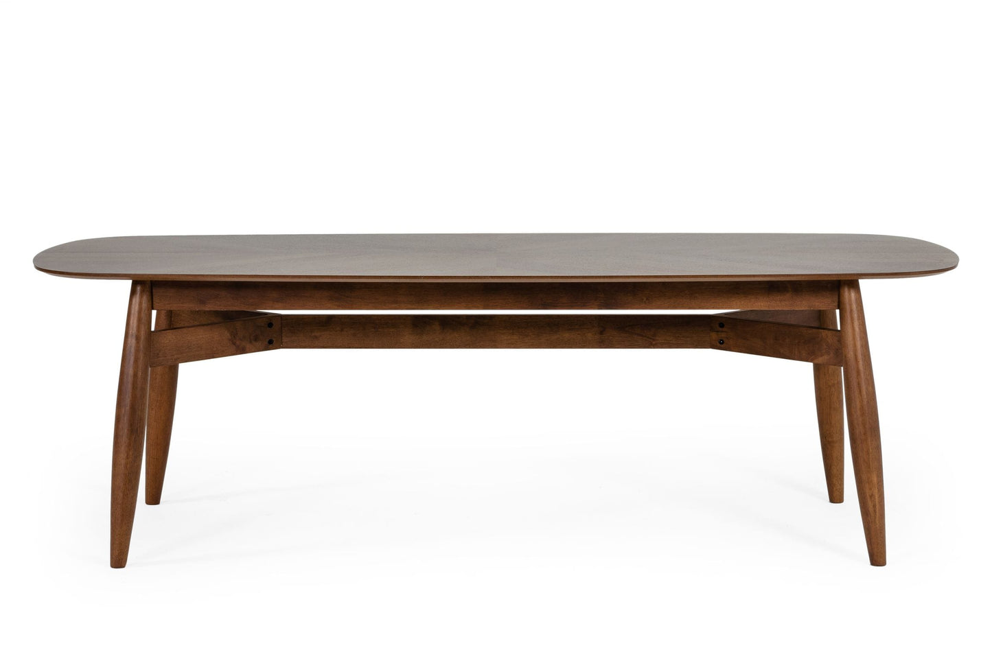 Modrest Ackley Modern Walnut Rectangular Dining Table