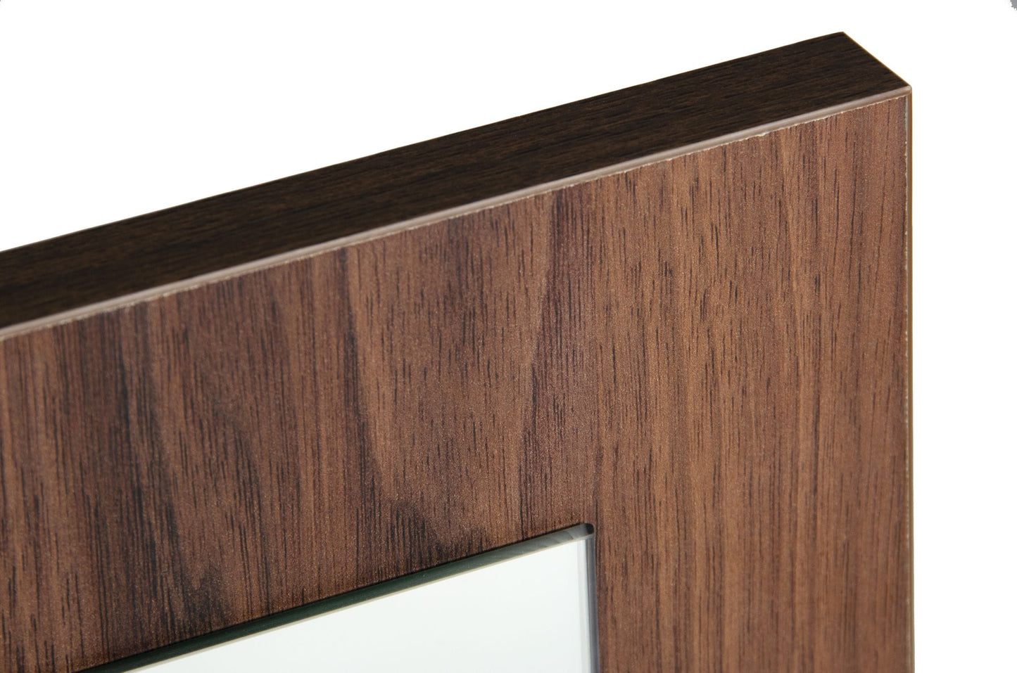 Nova Domus Asus Italian Modern Walnut Mirror