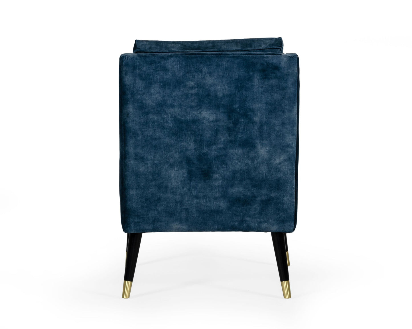 Divani Casa Doherty Mid-Century Blue Accent Chair