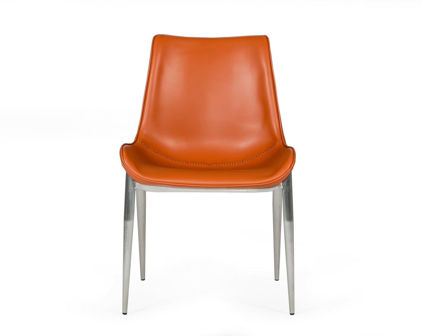 Modrest Holt Modern Cognac Eco-Leather Dining Chair