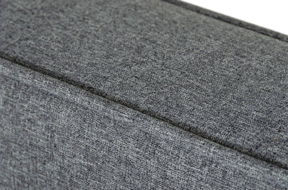 Nova Domus Juliana Italian Modern Dark Grey Upholstered Bed