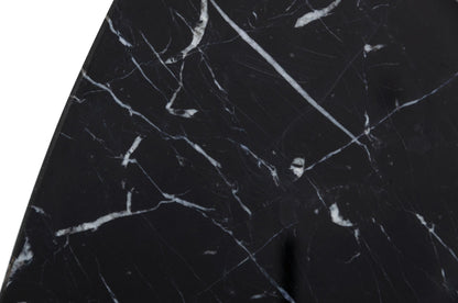 Modrest Kowal Glam Black Marble Dining Table