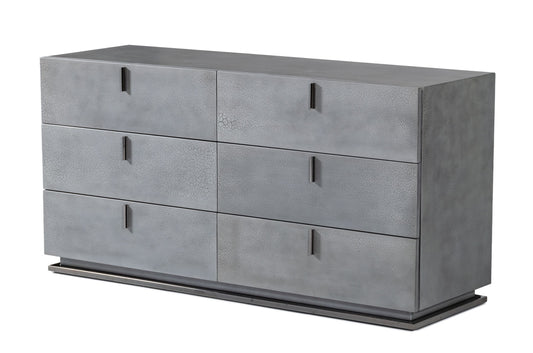 Modrest Buckley Modern Grey Crackle Dresser