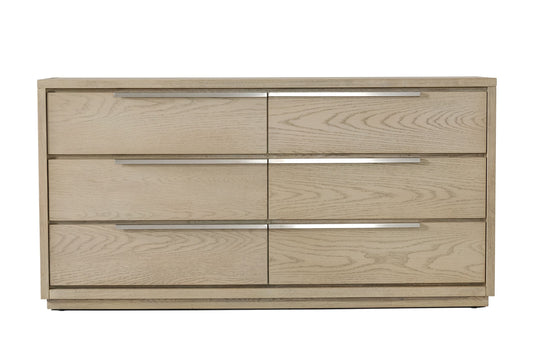 Modrest Samson Contemporary Grey and Silver Dresser