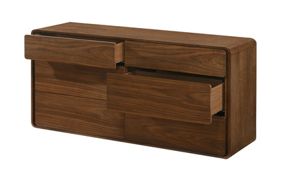 Modrest Dustin Modern Walnut Dresser