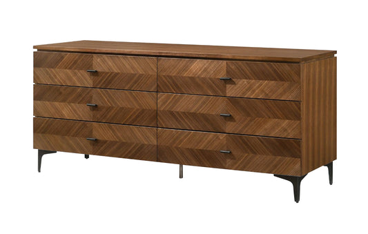 Modrest Paula Mid-Century Walnut Dresser