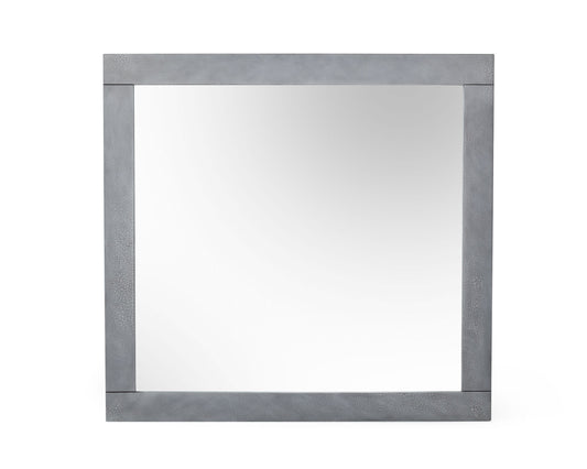 Modrest Buckley Modern Grey Crackle Mirror