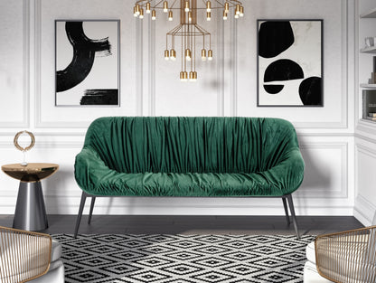 Modrest Katrina Modern Green Fabric Bench