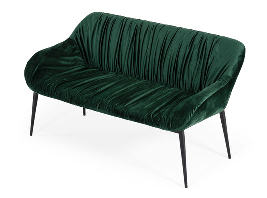 Modrest Katrina Modern Green Fabric Bench