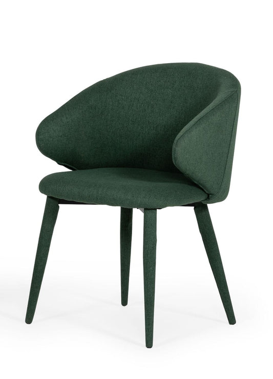 Modrest Keller Modern Green Dining Chair