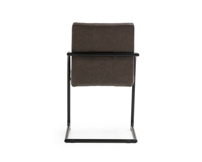 Modrest Ivey Modern Brown Dining Chair