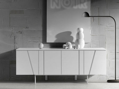 Modrest Mario Modern White Veneer Buffet