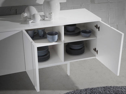 Modrest Mario Modern White Veneer Buffet